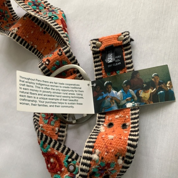 Peru 100% wool belt - Picture 4 of 6